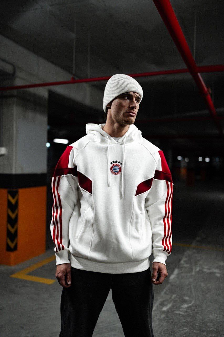 FC Bayern Munich Retro Panelled Hoodie