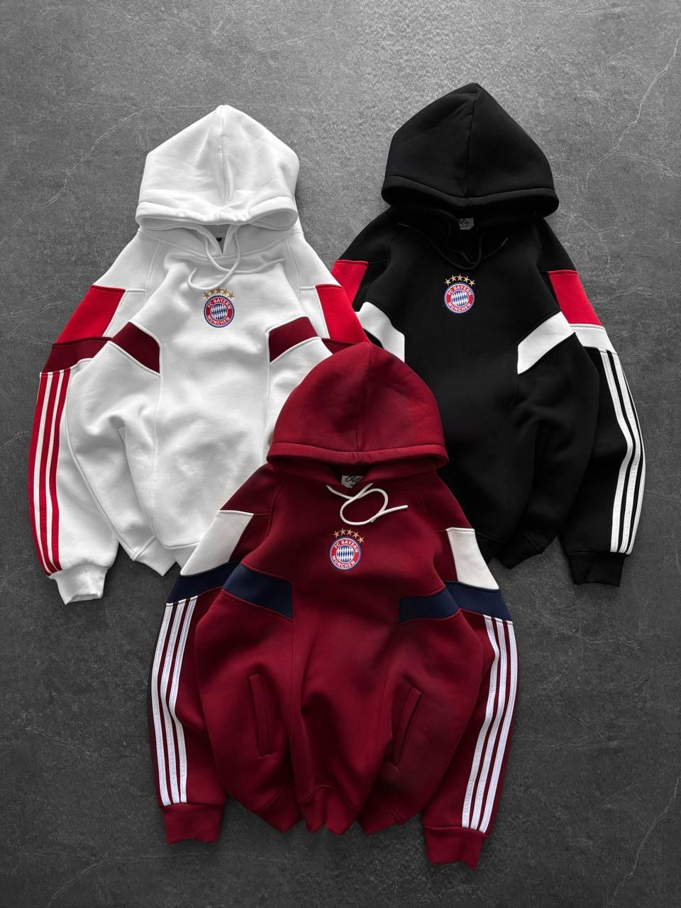 FC Bayern Munich Retro Panelled Hoodie