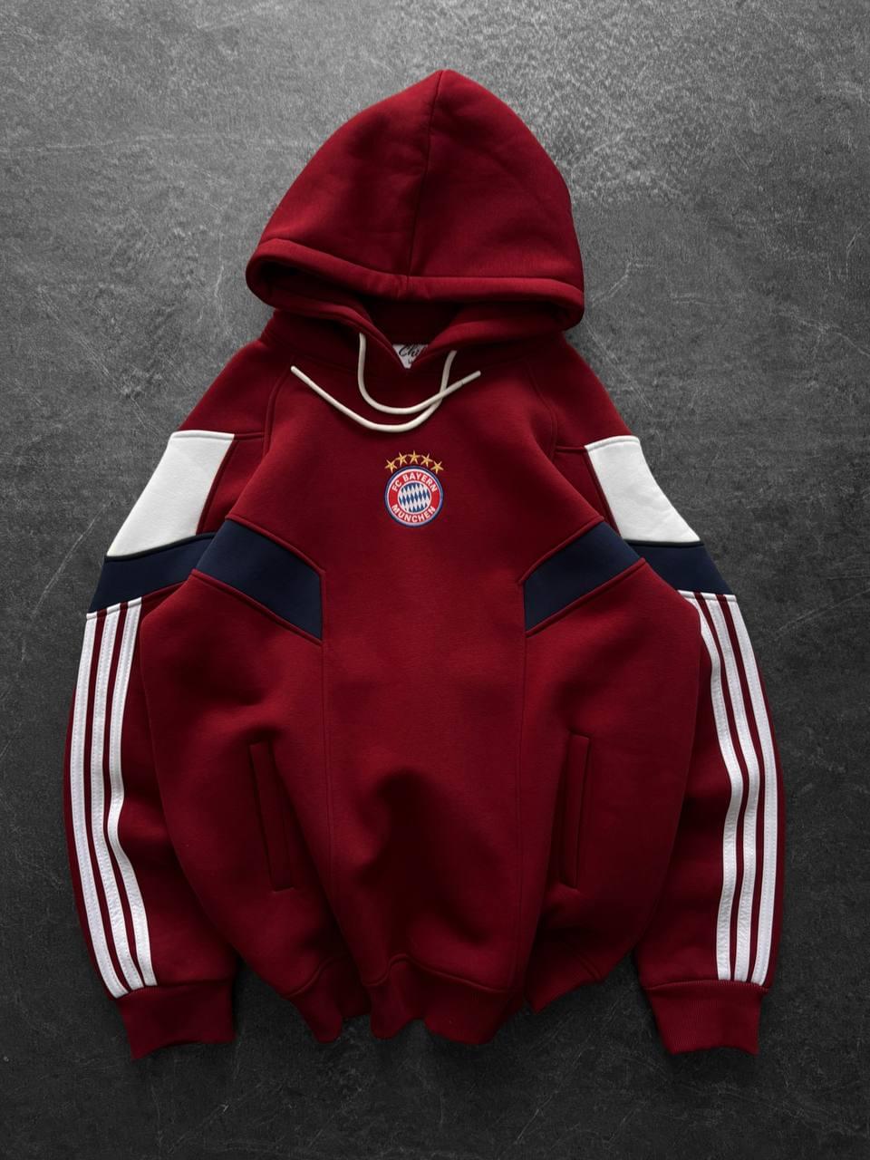 FC Bayern Munich Retro Panelled Hoodie