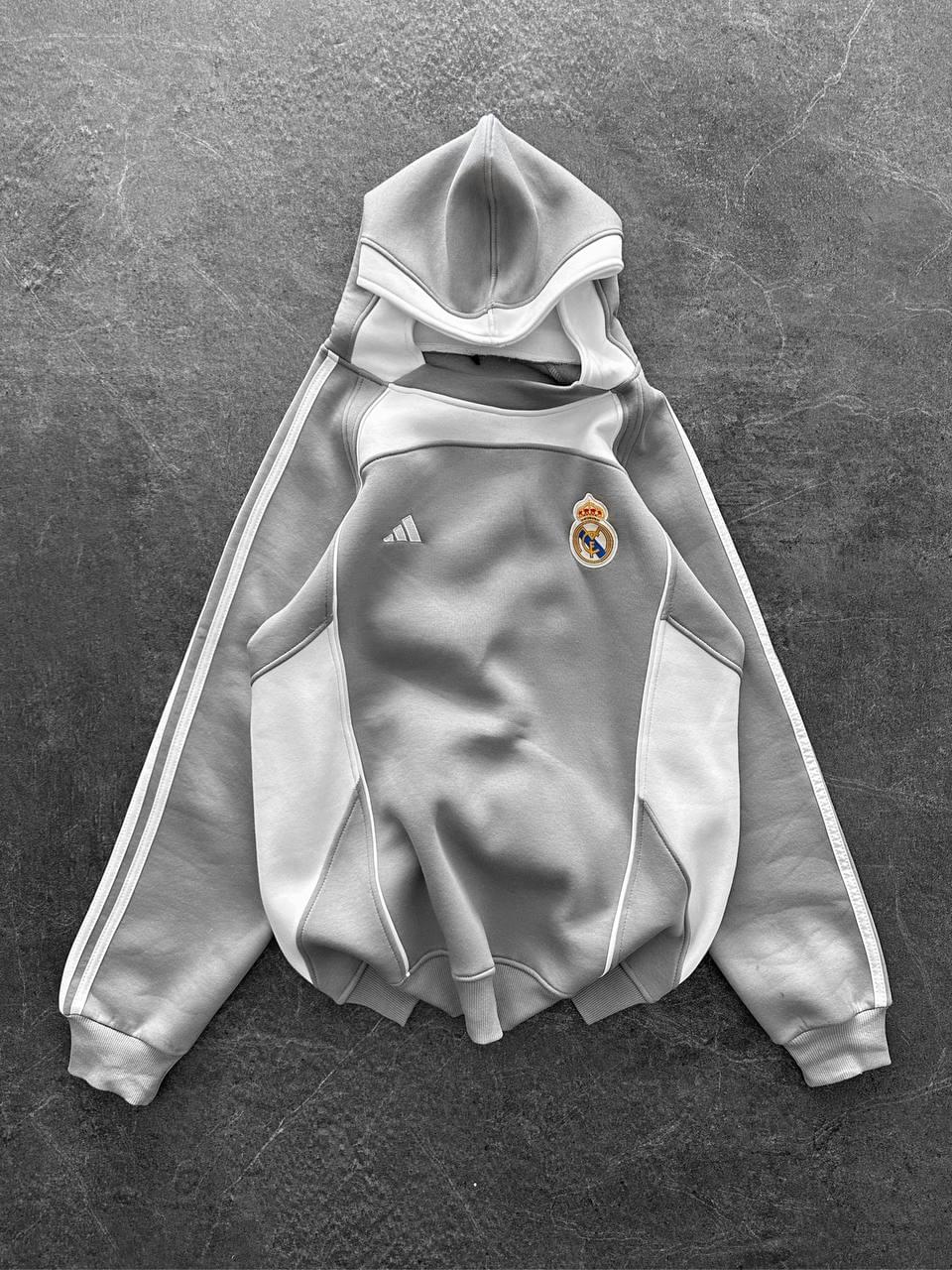 Real Madrid Retro Panelled Hoodie